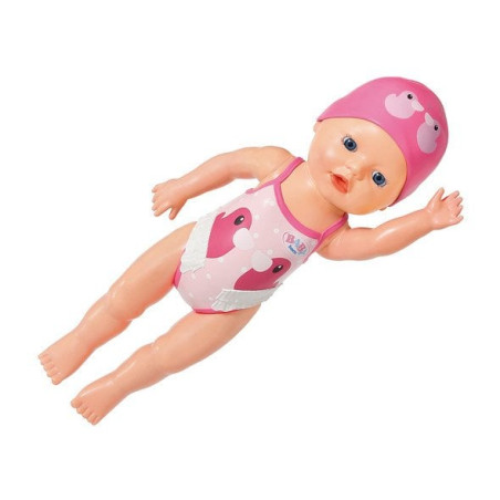 Bambola zapf creation baby born my first swim girl plastica 300mm