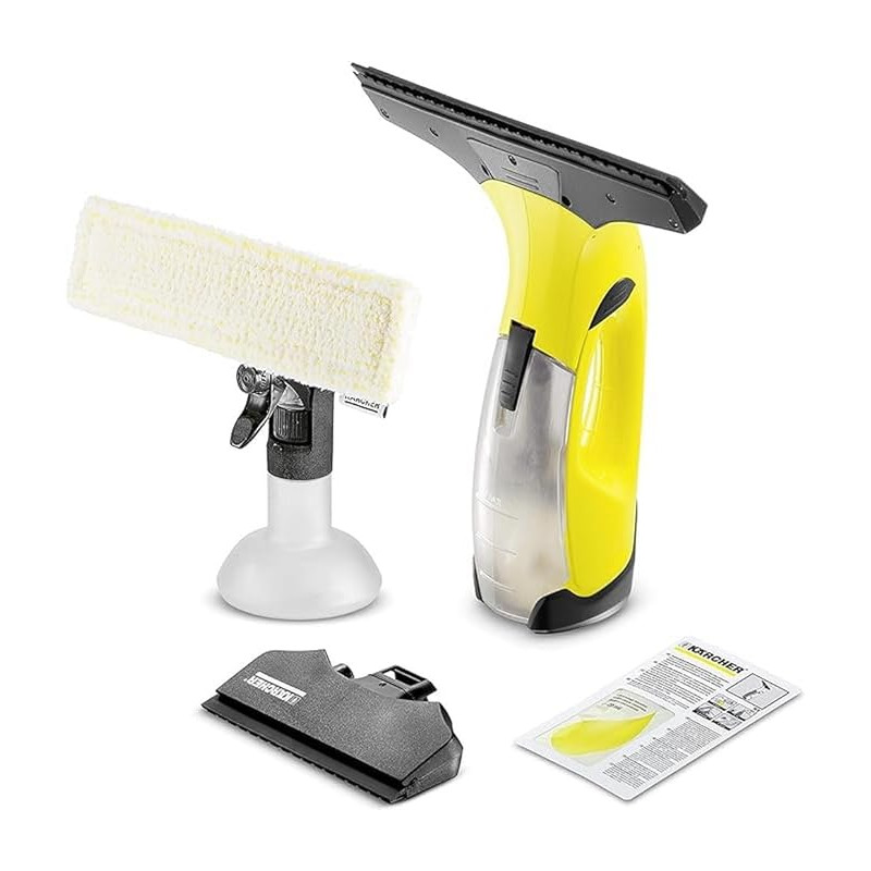 Lavavetri karcher wv 2 plusn a batteria 35mn 20/100ml giallo/nero