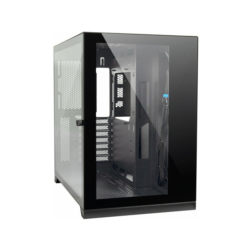 Case intertech atx con finestra in vetro temperato nero [88881364]