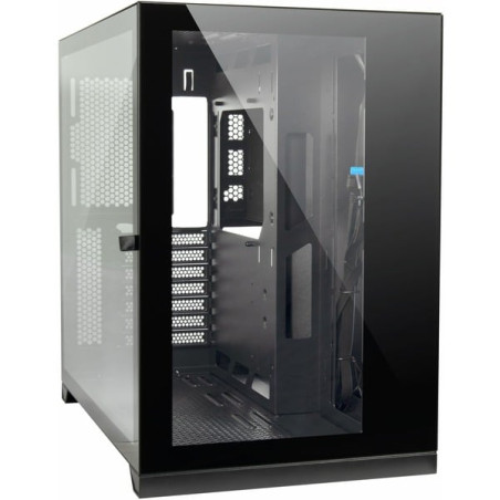 Case intertech atx con finestra in vetro temperato nero [88881364]
