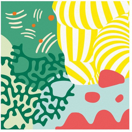 Kit pittura ravensburger creart-organic vibes 20x20cm multicolore