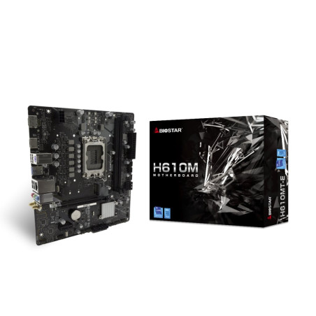Scheda madre intel biostar h610mt-e lga 1700 micro atx 2x ddr4