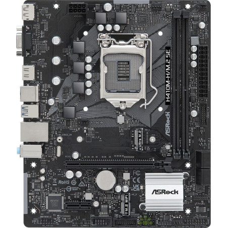 Scheda madre asrock h410m-h/m.2 se atx 1x ddr4 1200 [h410m-h/m.2