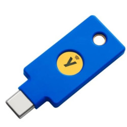 Chiave di sicurezza yubico c nfc blu [40211]