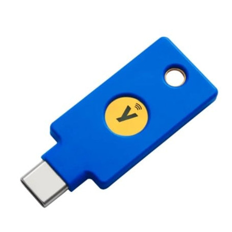 Chiave di sicurezza yubico c nfc blu [40211]