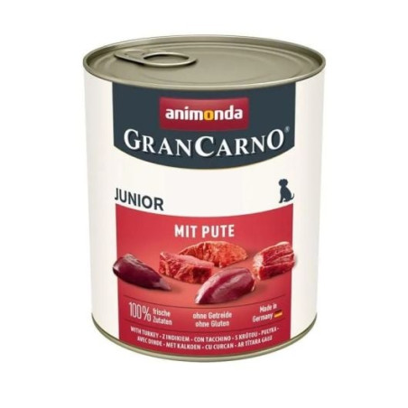 Mangime umido per cani animonda grancarno junior tacchino 800g