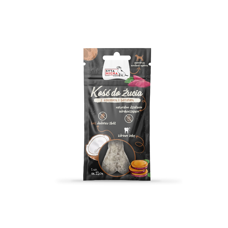 Syta micha 462727 masticabile per cani - cocco con patate dolci