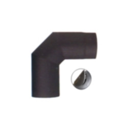 Gomito in acciaio ala 14 nero ispezione 2mm aeternum [ala]