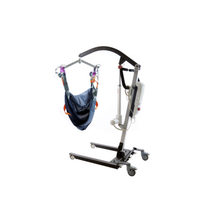 Sollevatore compatto mdh per il trasporto dei pazienti bianco [david]