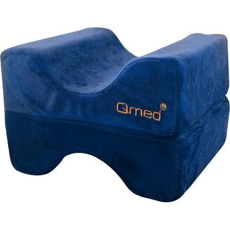 Cuscino ortopedico qmed memory foam per ginocchio blu [drqm3j0cdxxxp]