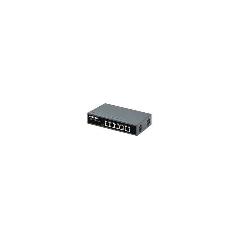 Switch intellinet 5 porte poe++ con 4 porte gigabit e una porta rj45