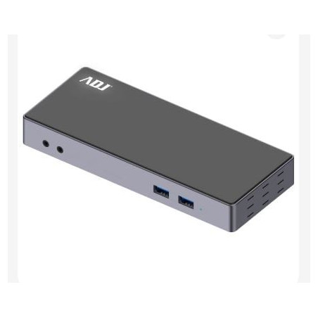 Docking station adj 13in1 usb3.0 xena hdmi+dvi+lan+6*usb+3.5mm audiovideo