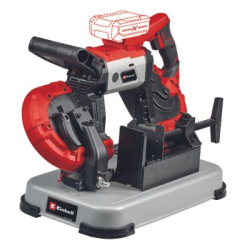 Sega a nastro einhell te-mb 18/127 u a batteria 18v nero/rosso