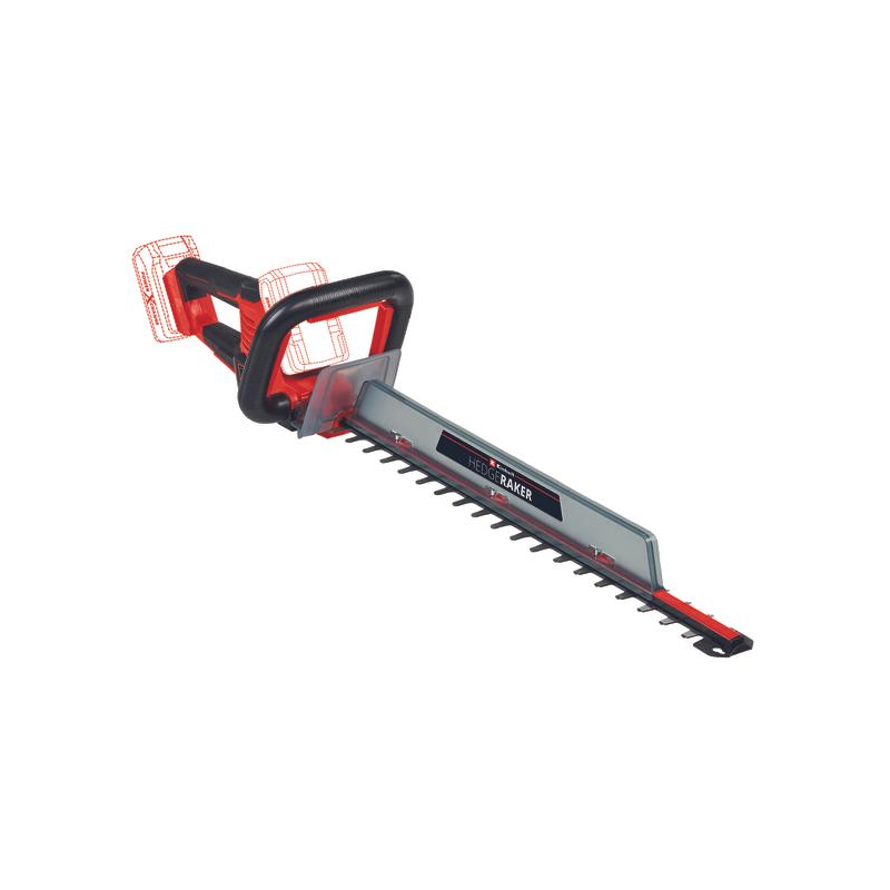 Tagliasiepi einhell ge-ch 36/61 a batteria 18v rosso/nero [3410965]