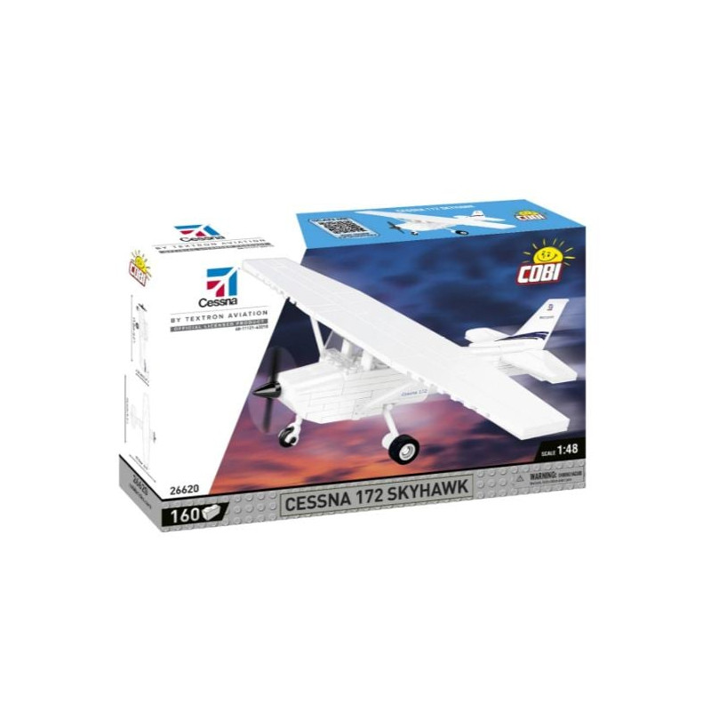 Set da costruzione cobi cobi-26620 cessna 172 skyhawk 1:48 160