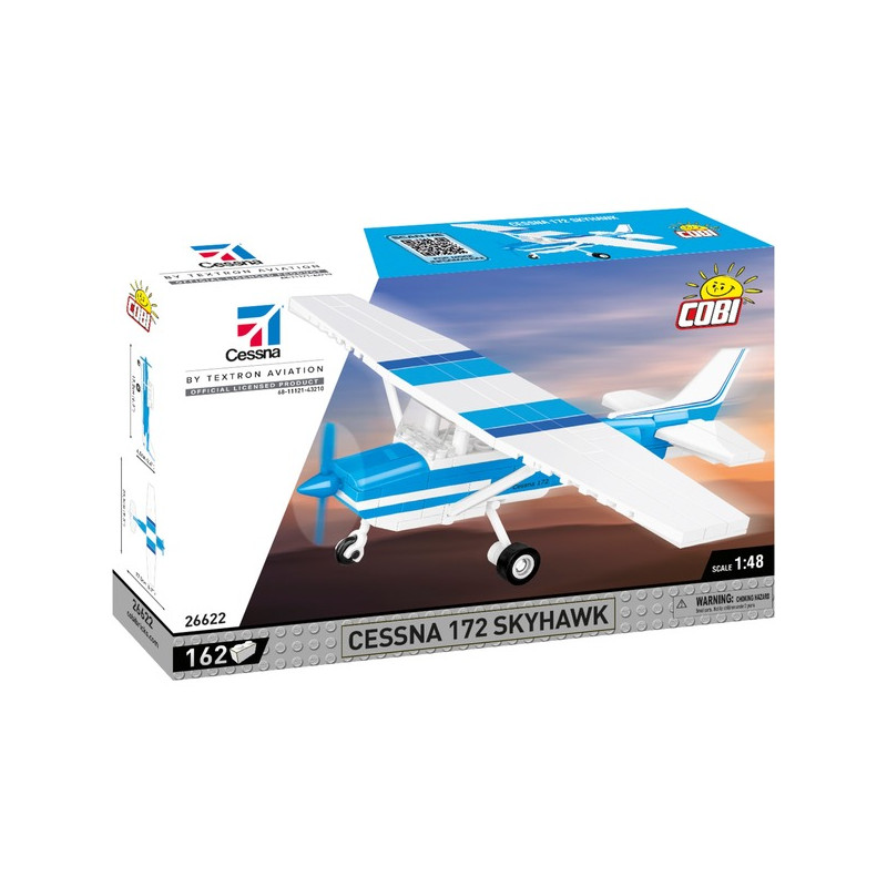 Set da costruzione cobi cobi-26622 cessna 172 skyhawk 1:48 162