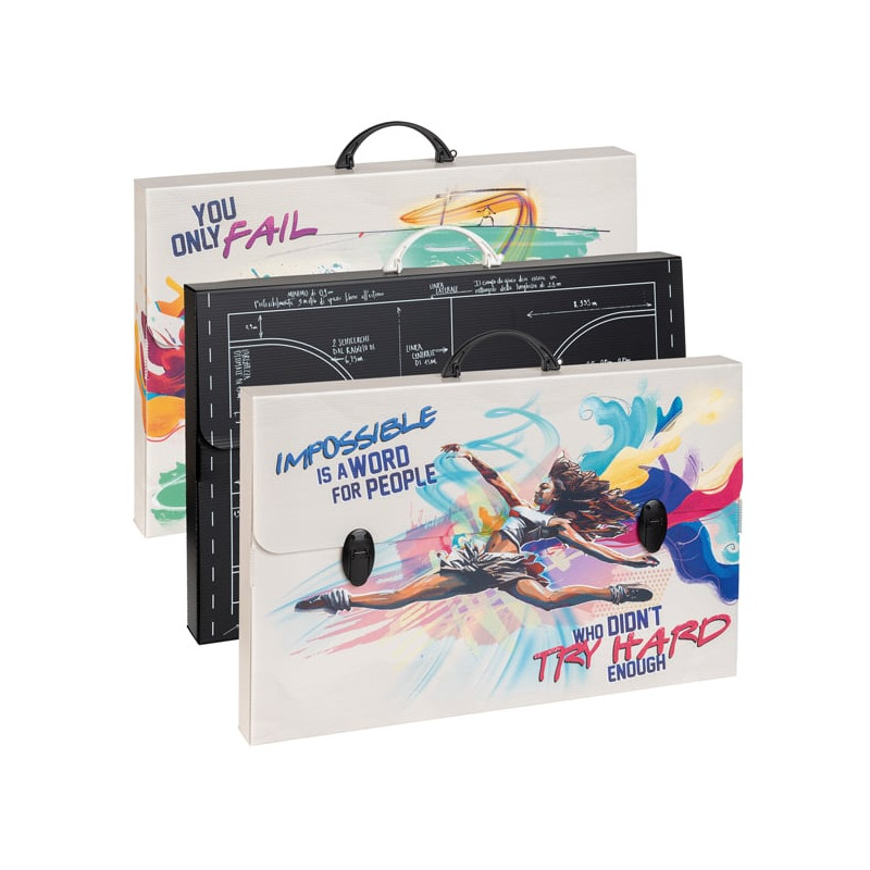 Valigetta favorit plastica polio sport 56.5x36.5x5.5cm [400183890]