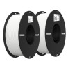 Filamento creality pla 3d + filamento 1.75mm bianco 2pz [3301010347]