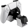 Stazione di ricarica qubick dualsense per ps5 bianco/nero