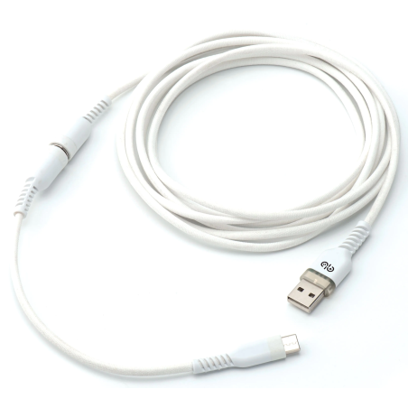 Cavo usb qubick tipo-c per ps5 bianco