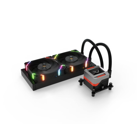 Dissipatore cpu a liquido valkyrie 240mm nero [vk-aiosy240b]