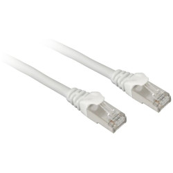 Cavo di rete sharkoon patch sftp rj45 cat.7a 0.5m bianco [4044951029396]