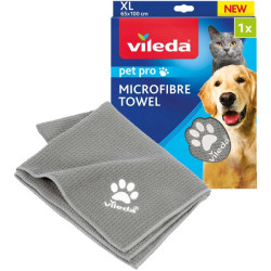 Asciugamano vileda pet pro per animale domestico taglia xl 65x100cm