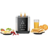Tostapane rommelsbacher sunny to 850 per 2 fette 800w acciaio inossidabile/nero