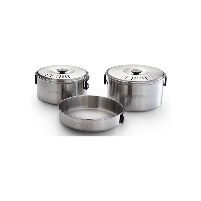 Kit da campeggio campingaz camping cook kit 2197184 set di padella