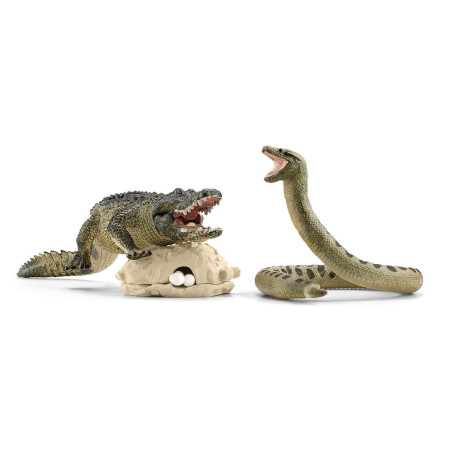 Schleich wild fife pericolo nella palude 14.73cm multicolore [42559]