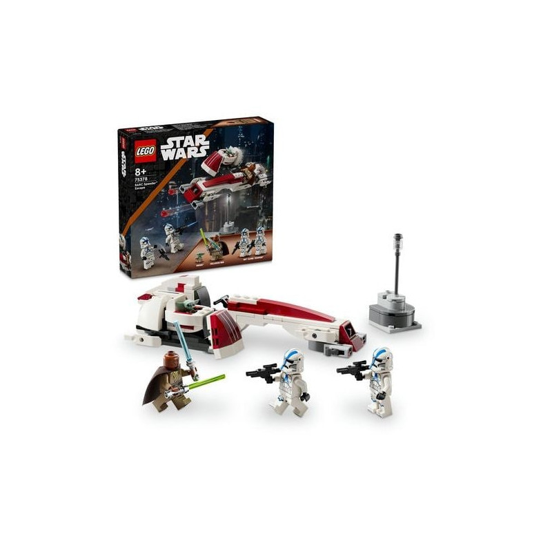 Set da costruzione lego star wars 75378 la fuga del barc speeder