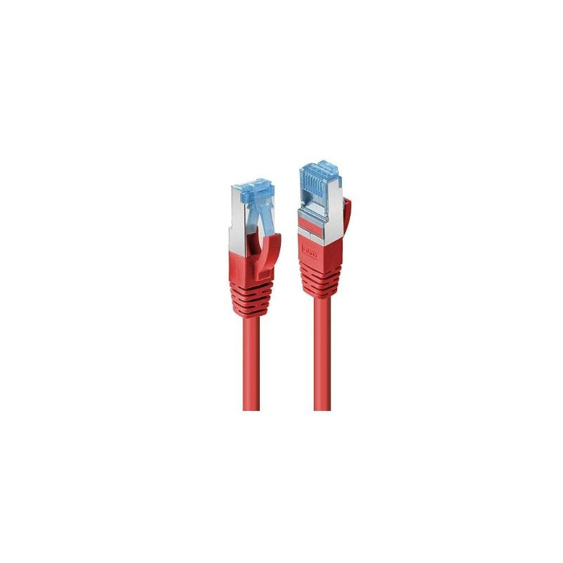 Cavo di rete lindy cat 6a s/ftp 0.5m rosso [lindy47161]