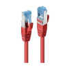 Cavo di rete lindy cat 6a s/ftp 0.5m rosso [lindy47161]