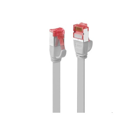 Cavo di rete lindy u/ftp cat 6 piatto 1m grigio [lindy47551]