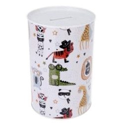 Salvadanaio koopman animali 10x15cm bianco [170486240]