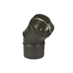 Gomito per pellet in inox maral 45 gradi 8 nero 300 gradi [maral]