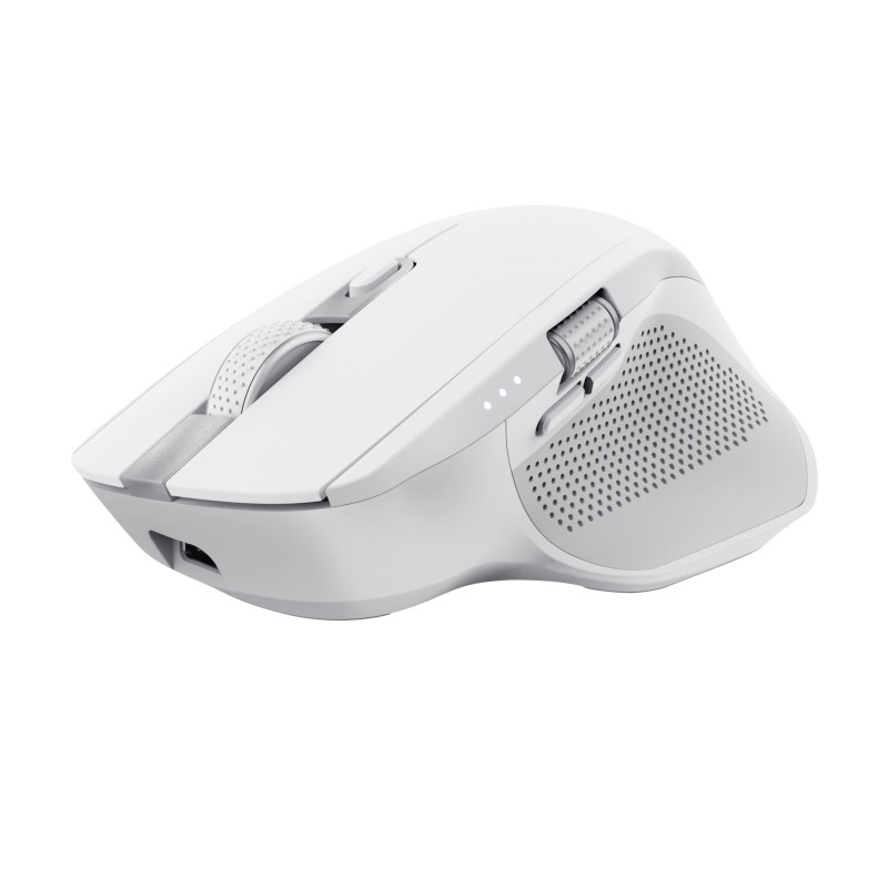Mouse trust ozaa+ senza fili ottico 3200dpi bianco [24935]