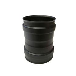 Manicotto per pellet in inox maral 8 nero ff 300 gradi [maral]