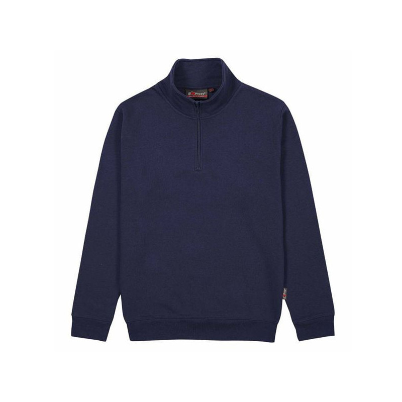 Felpa u power zip corta profondo tautra taglia xxl blu scuro [ey295db-xxl]