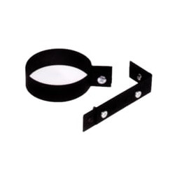 Reggitubo per pellet in acciaio ala 8 nero 2mm [ala]