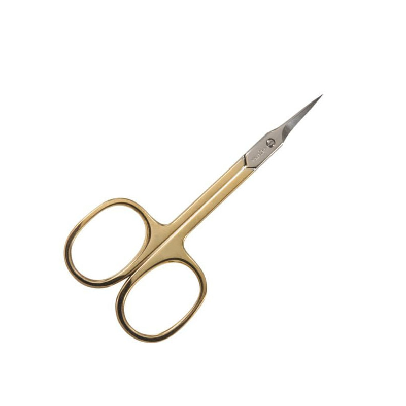 Forbice yourcare per manicure retta manici dorati [45650]