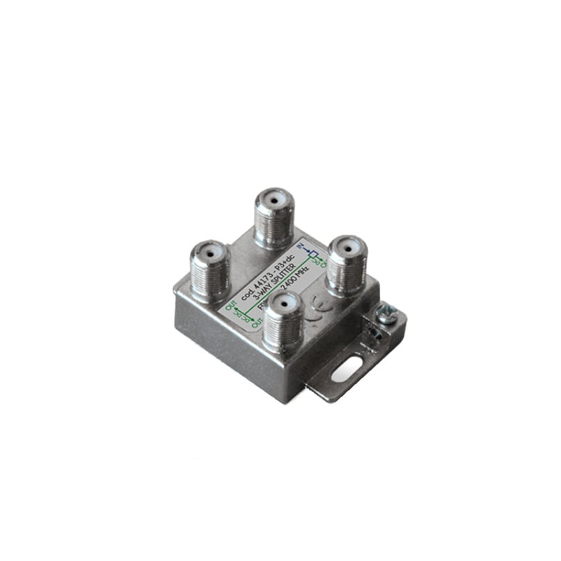Partitore gbs elettronica p3+dc splitter per cavo acciaio inossidabile