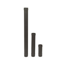 Tubo per pellet in inox maral 8x 25 nero 300 gradi [maral]