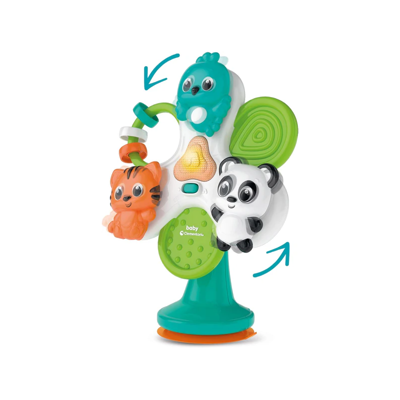 Clementoni round & round animals 10x18x25cm multicolore [17915]