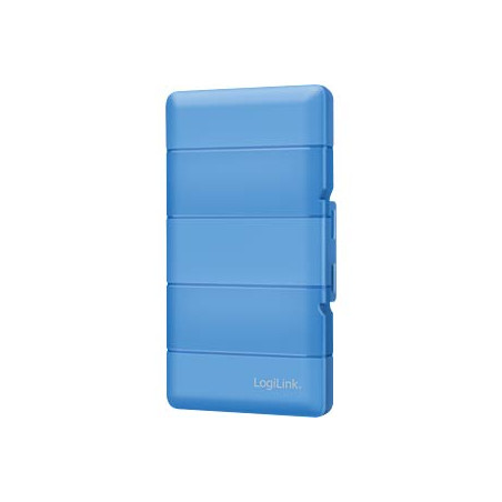 Custodia logilink ua0417 per 4xssd m.2 blu