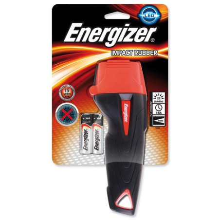Torcia led energizer 3-in-1 2xaa 28lm nero/rosso (60 lumens)