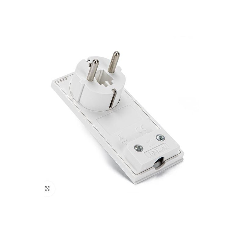 Spina schuko fme 16a 2p+t salvaspazio sottile smontabile angolata