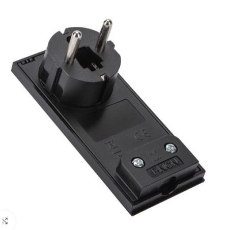 Spina schuko fme 16a 2p+t salvaspazio sottile smontabile angolata