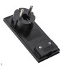 Spina schuko fme 16a 2p+t salvaspazio sottile smontabile angolata