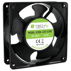 Ventola 120x120 techly icool-220-1238z per computer 220v